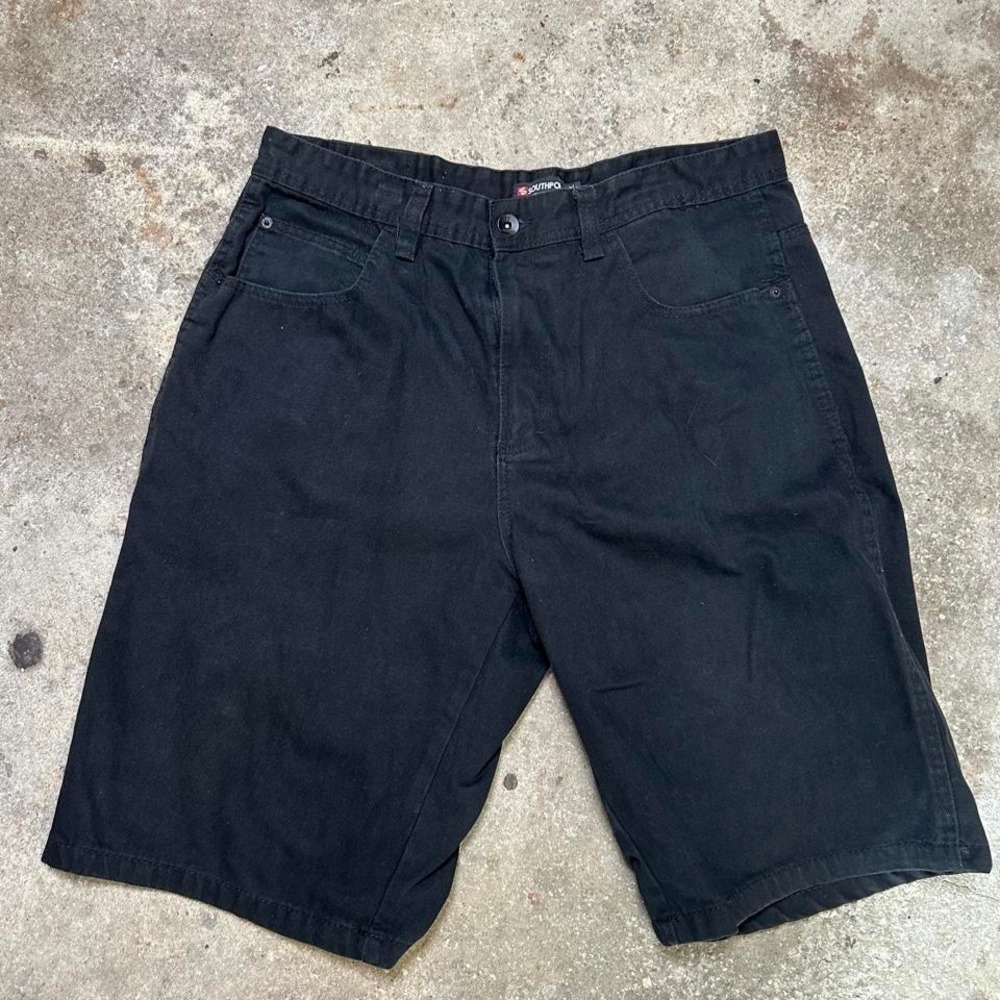 Southpole black Y2K baggy skater jorts size 38